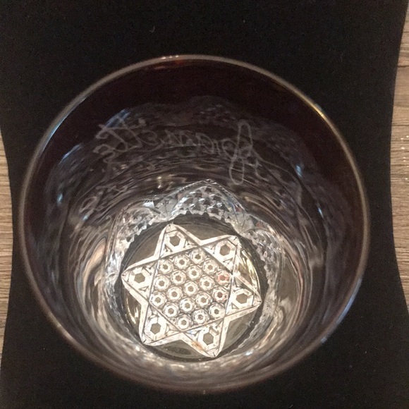 Antique ruby red flash glass 1914 souvenir fair glasses gold hand painted 1919 - Picture 6 of 16